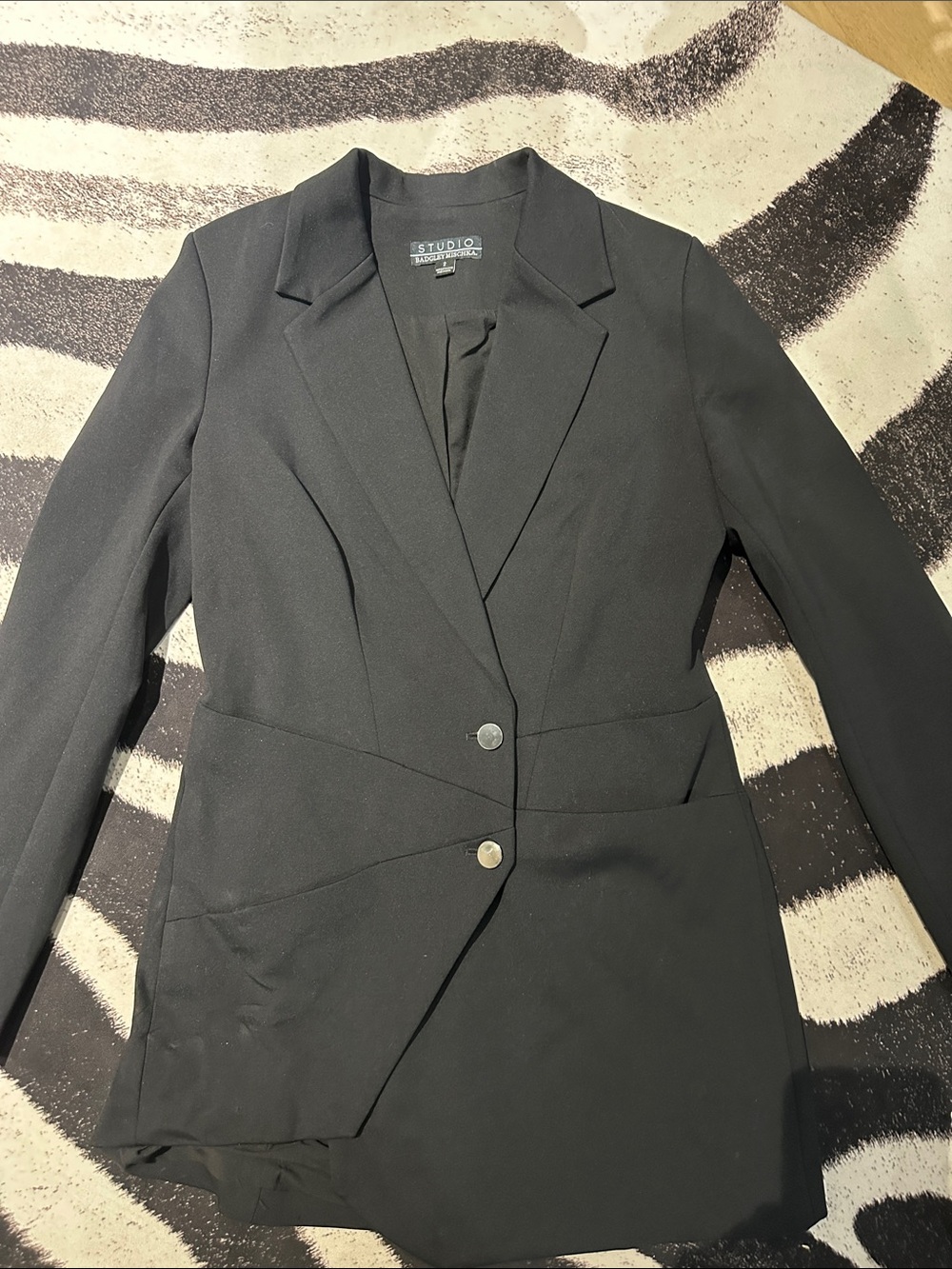 Badgley Mischka Black Tailored Women's Blazer